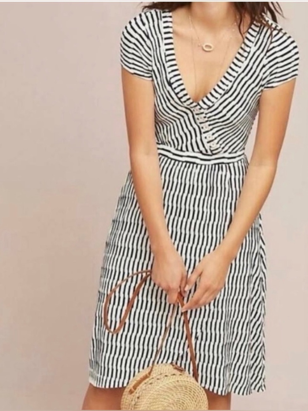Anthropologie Maeve Paladino Texture Dress Size XS
